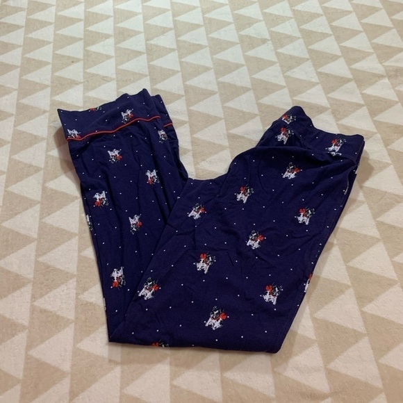 J crew ag648 holiday Frenchie pajama bottoms - Picture 3 of 8